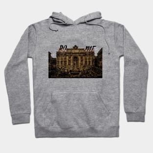 Trevi Fountain Rome Hoodie